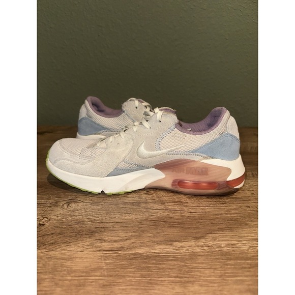 Nike Women's Air Max Excee Running Shoes White Pink Blue Grey Sz 7.5 - Picture 2 of 9
